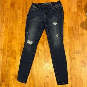 Maurices Dark Blue Skinny Jeans